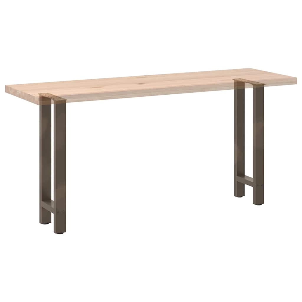 Noge za konzolni stol Prirodni čelik 2 kom 38 x (72-73) cm Čelik
