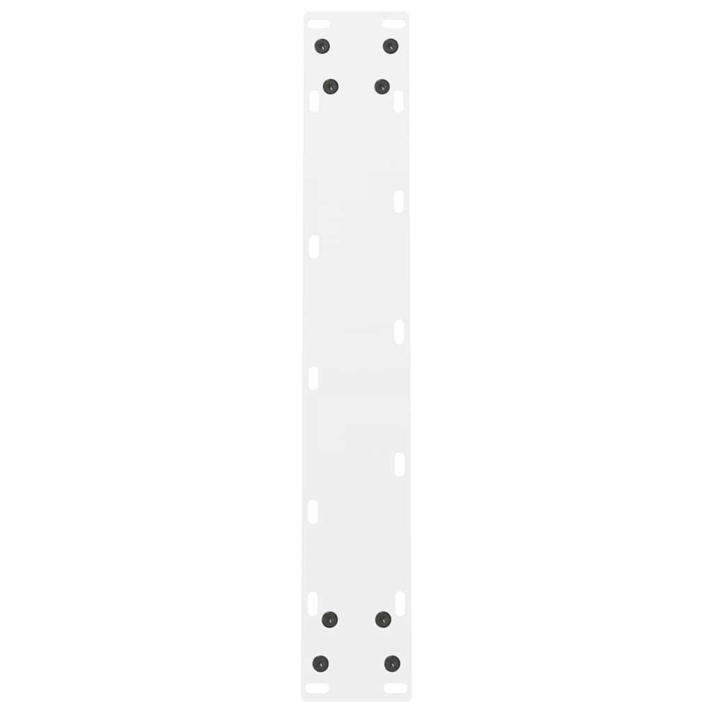Noge za blagovaonski stol bijele 2 kom 50 x (72-73) cm čelik