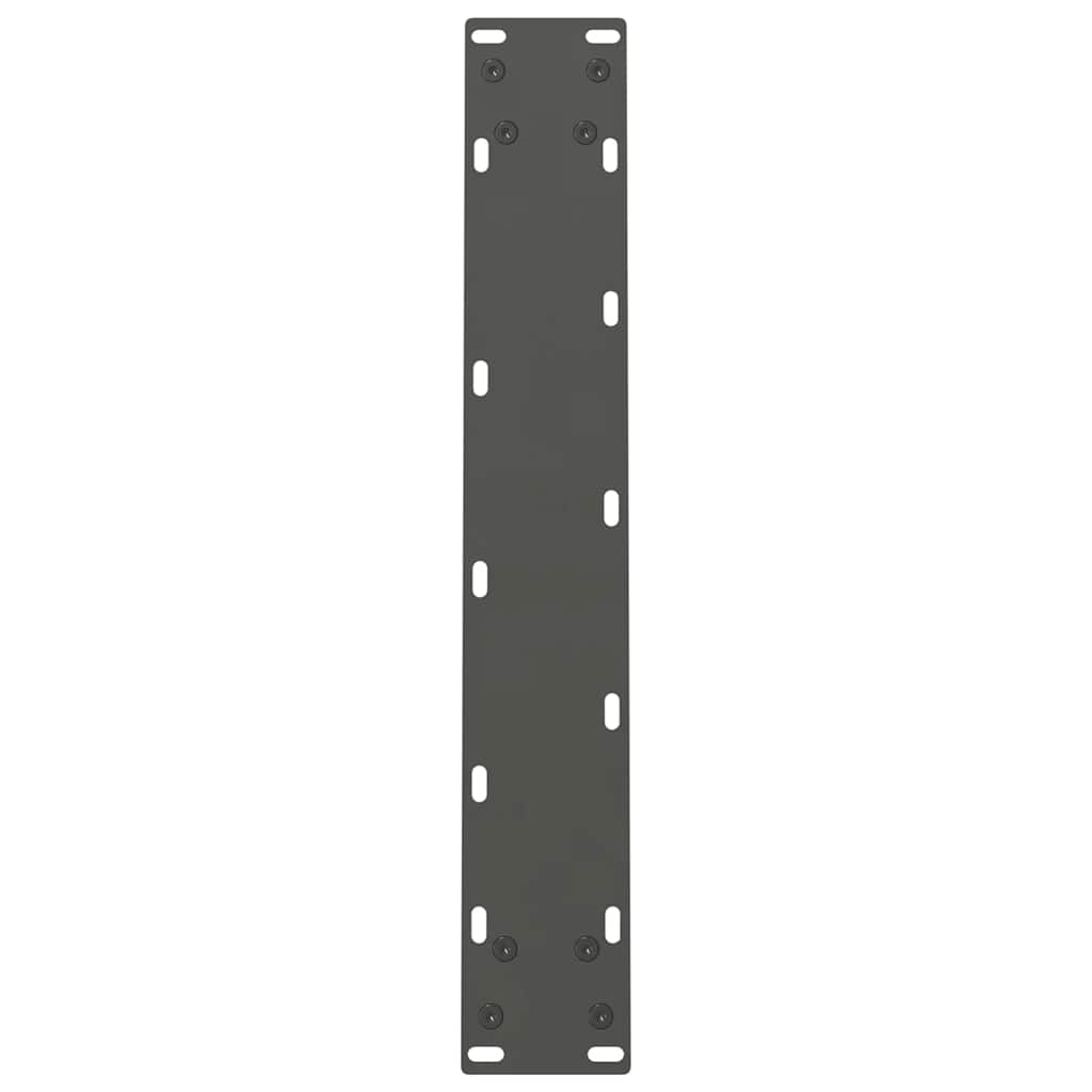 Noge za blagovaonski stol antracit boje 2 kom 50 x (72-73) cm čelik
