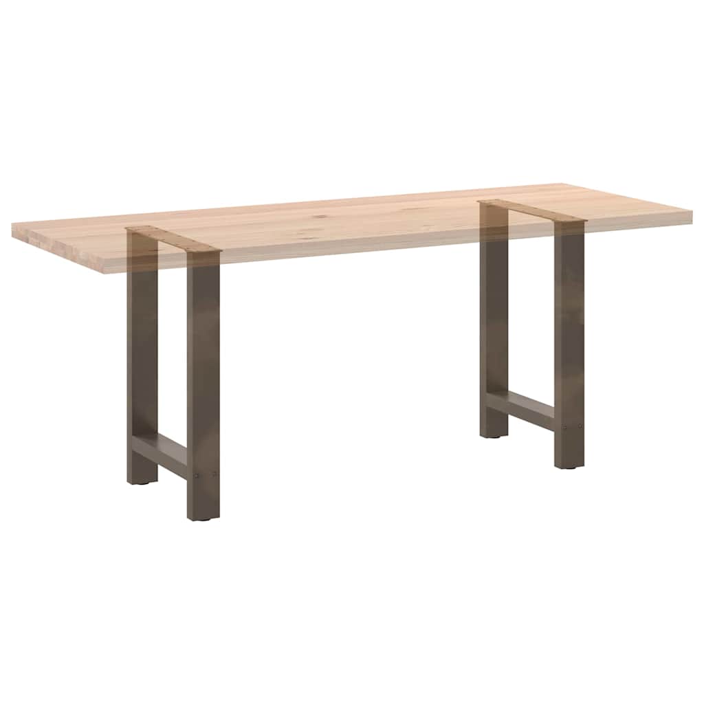 Noge za blagovaonski stol Prirodni čelik 2 kom 50 x (72-73) cm Čelik