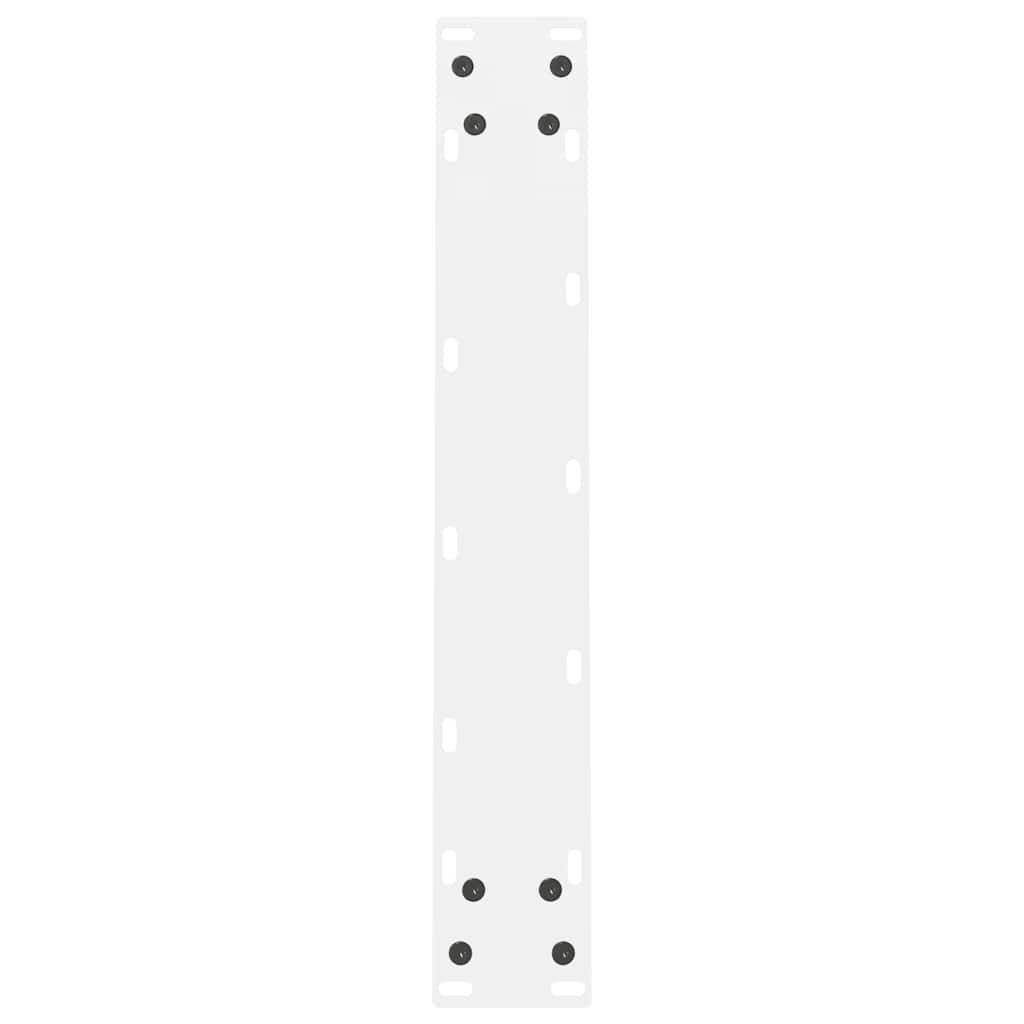 Noge za blagovaonski stol bijele 2 kom 60 x (72-73) cm čelik