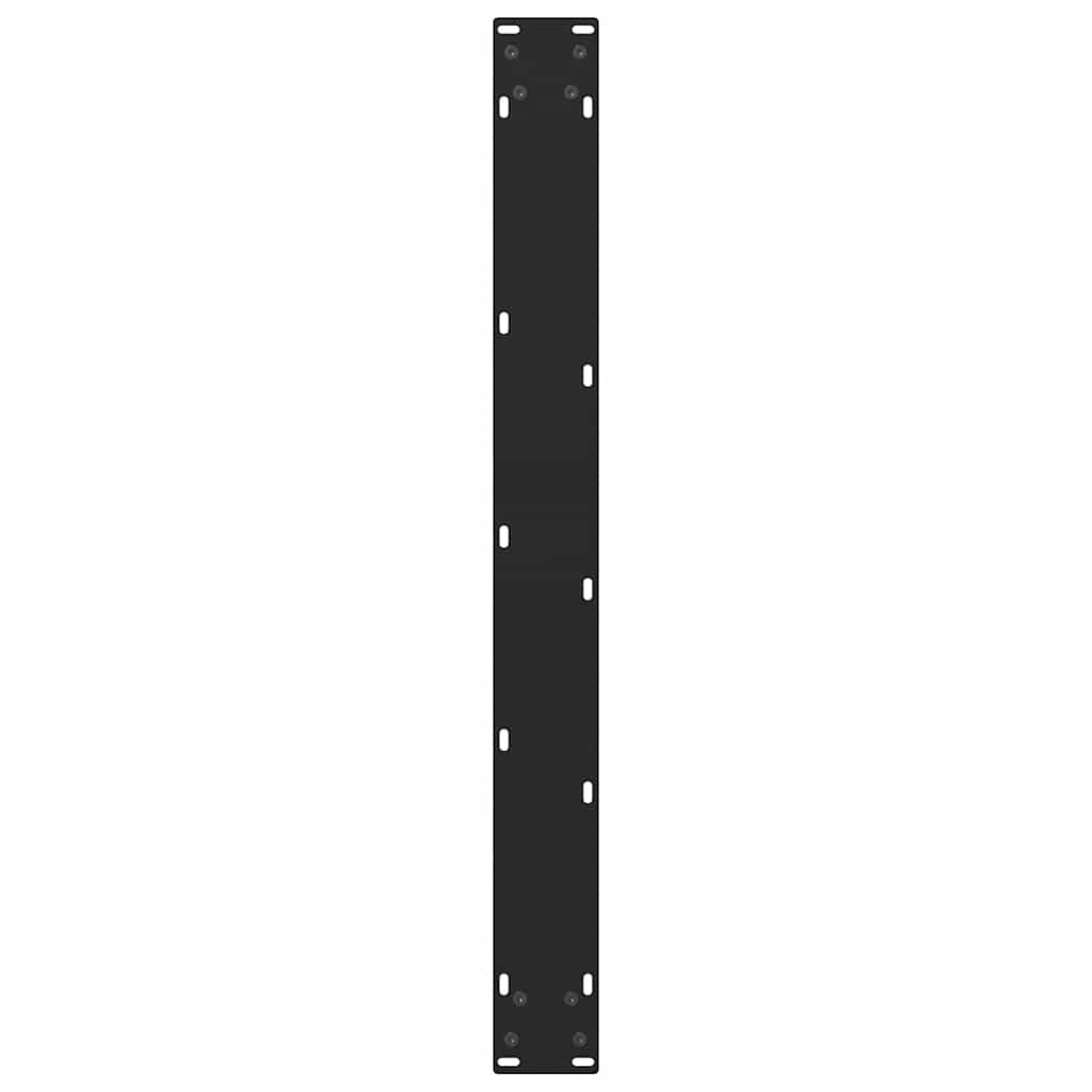 Noge za blagovaonski stol Crne 2 kom 70 x (72-73) cm Čelik