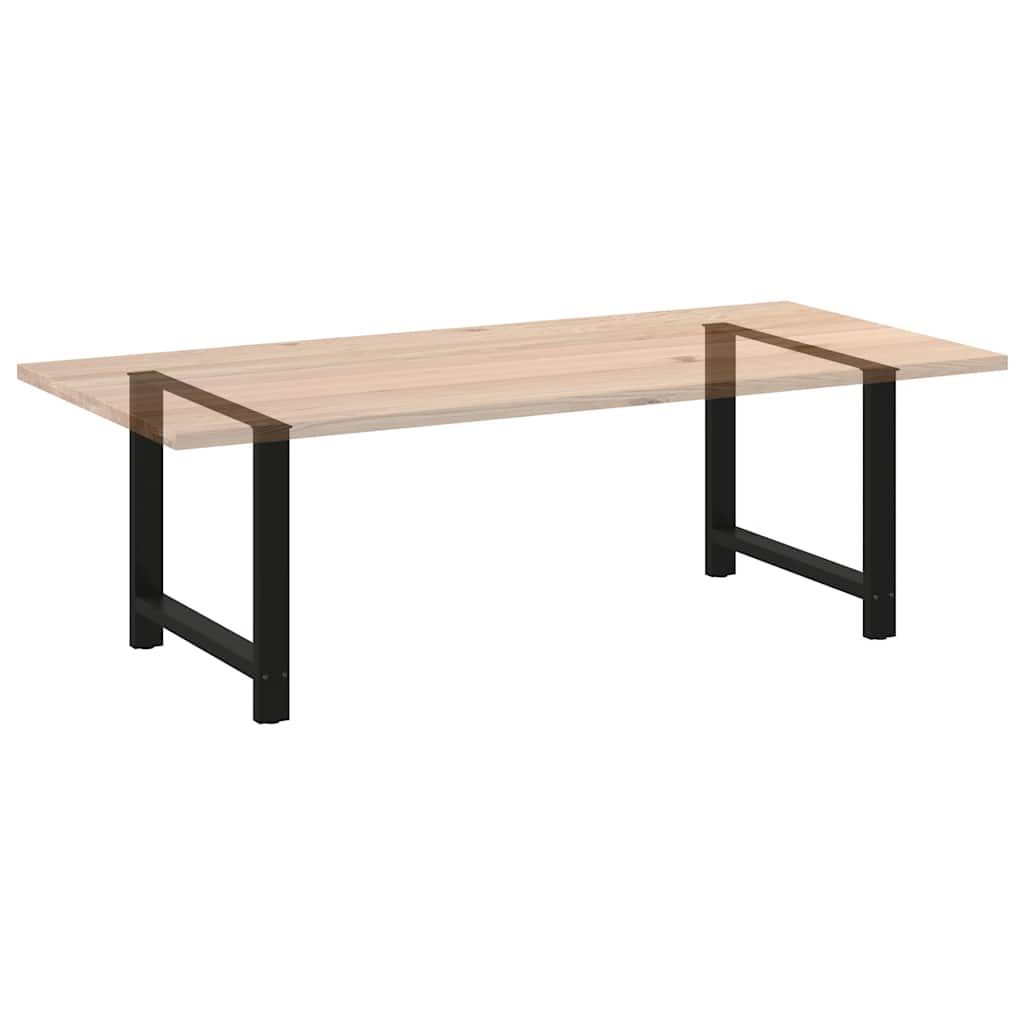 Noge za blagovaonski stol Crne 2 kom 90 x (72-73) cm Čelik