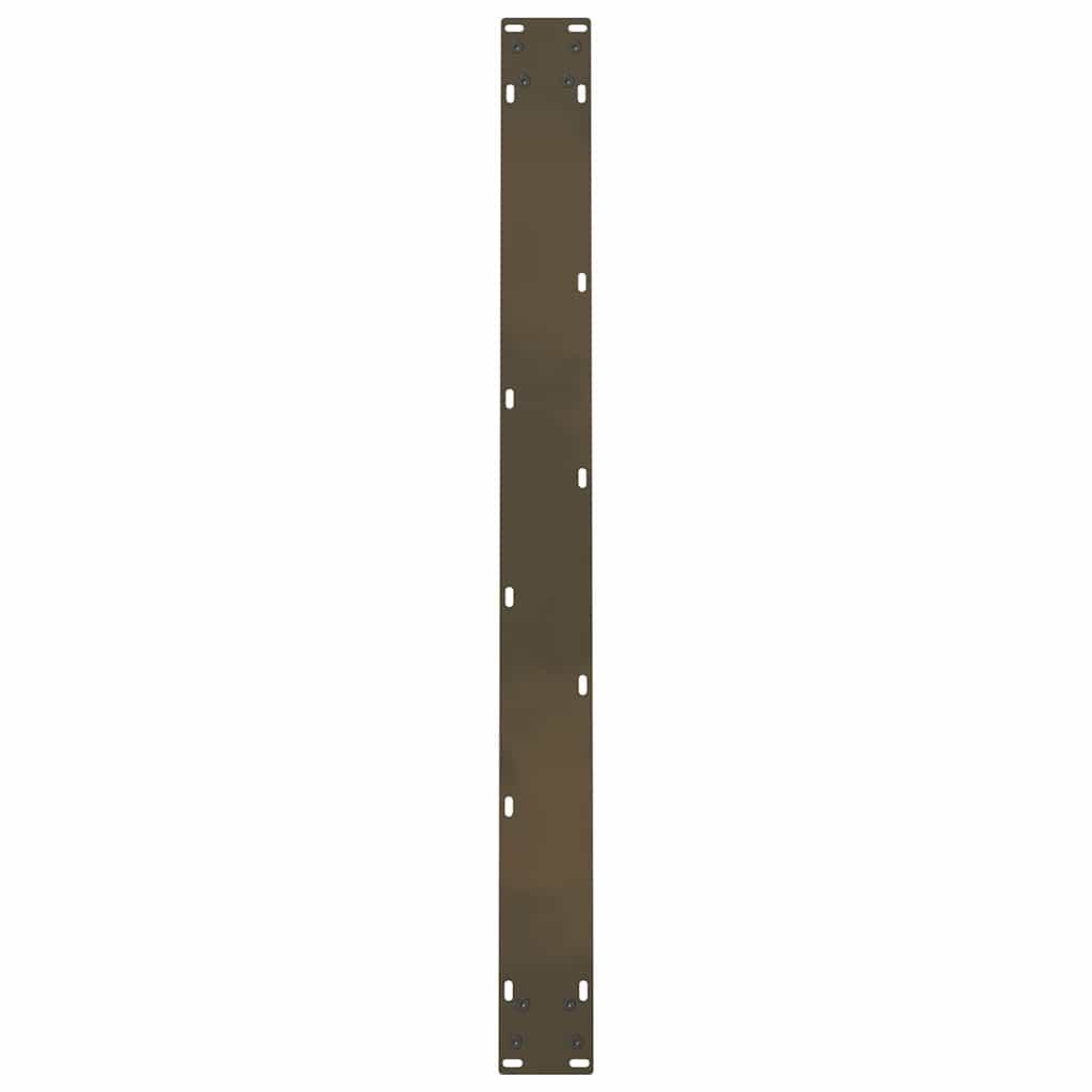 Noge za blagovaonski stol Prirodni čelik 2 kom 100 x (72-73) cm Čelik
