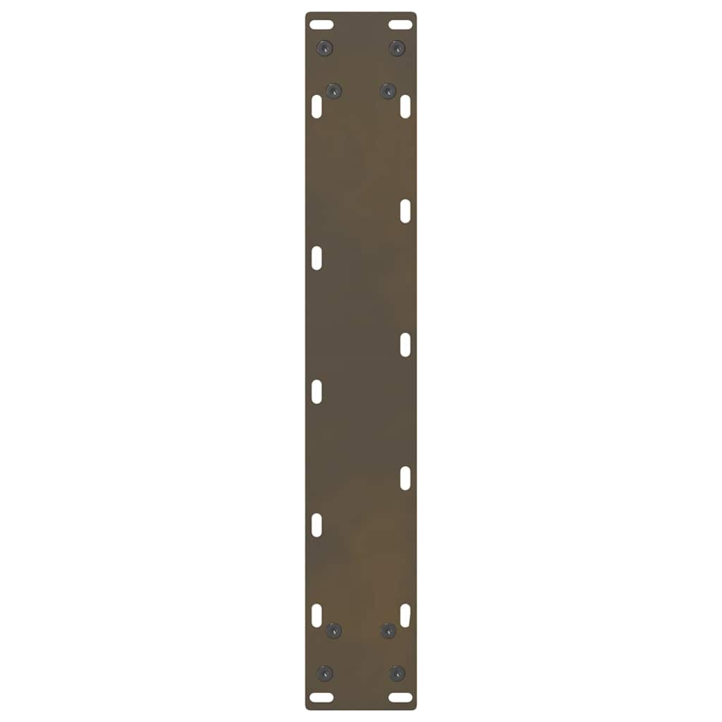 Noge za barski stol Prirodni čelik 2 kom 50 x (90-91) cm Čelik