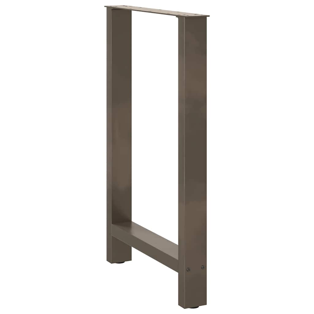 Noge za barski stol Prirodni čelik 2 kom 60 x (90-91) cm Čelik