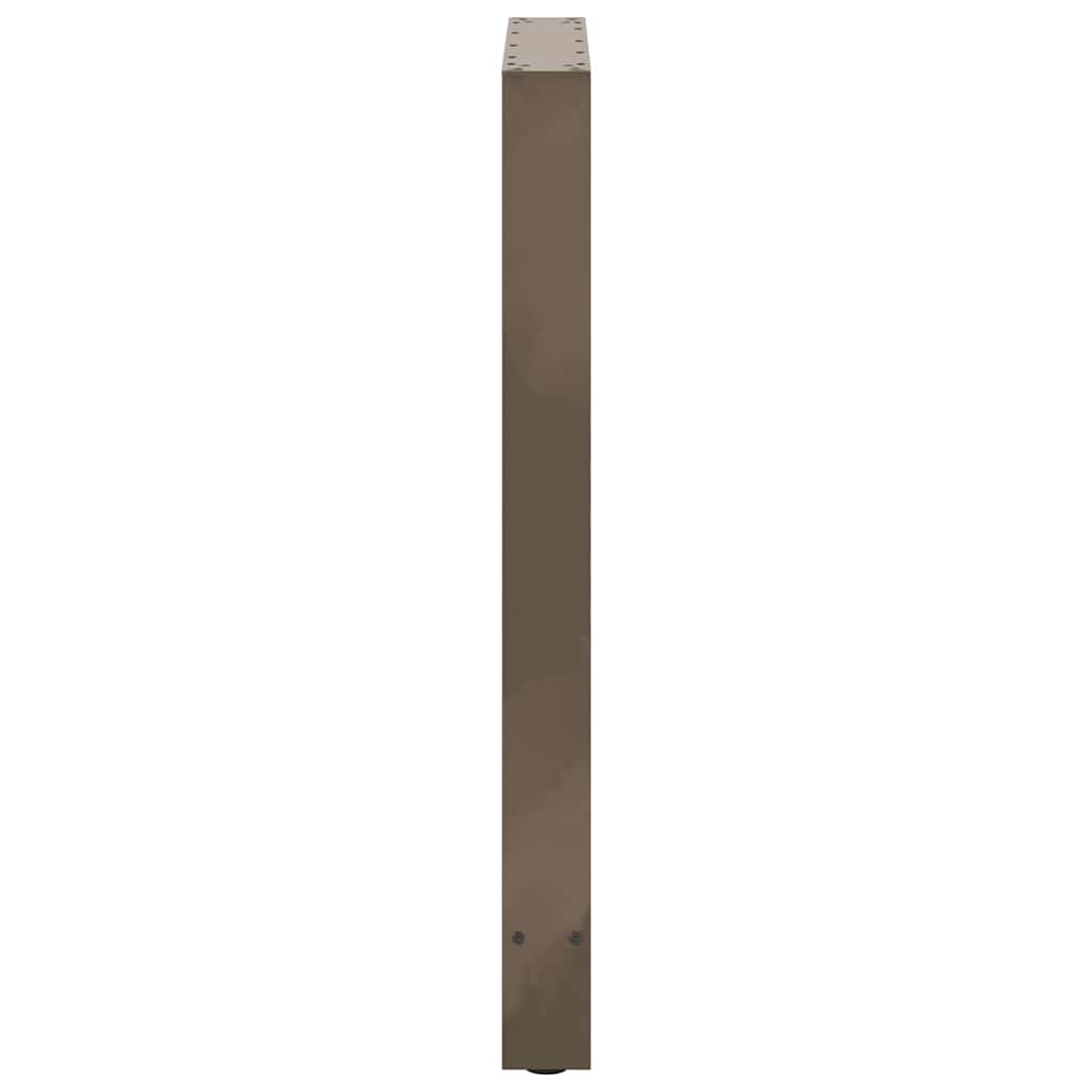 Noge za barski stol Prirodni čelik 2 kom 60 x (90-91) cm Čelik