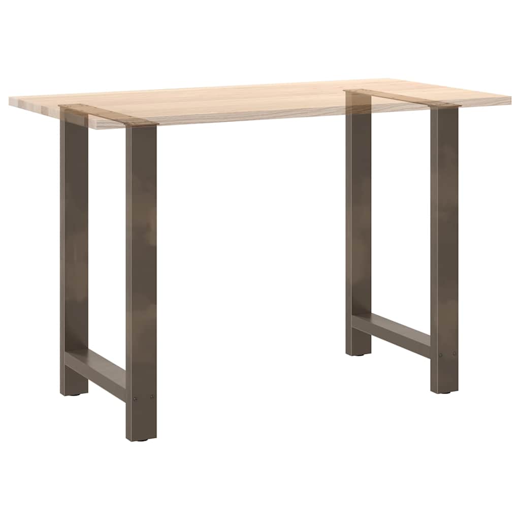 Noge za barski stol Prirodni čelik 2 kom 60 x (90-91) cm Čelik
