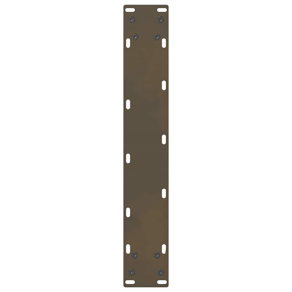 Noge za barski stol Prirodni čelik 2 kom 40 x (100-101) cm Čelik
