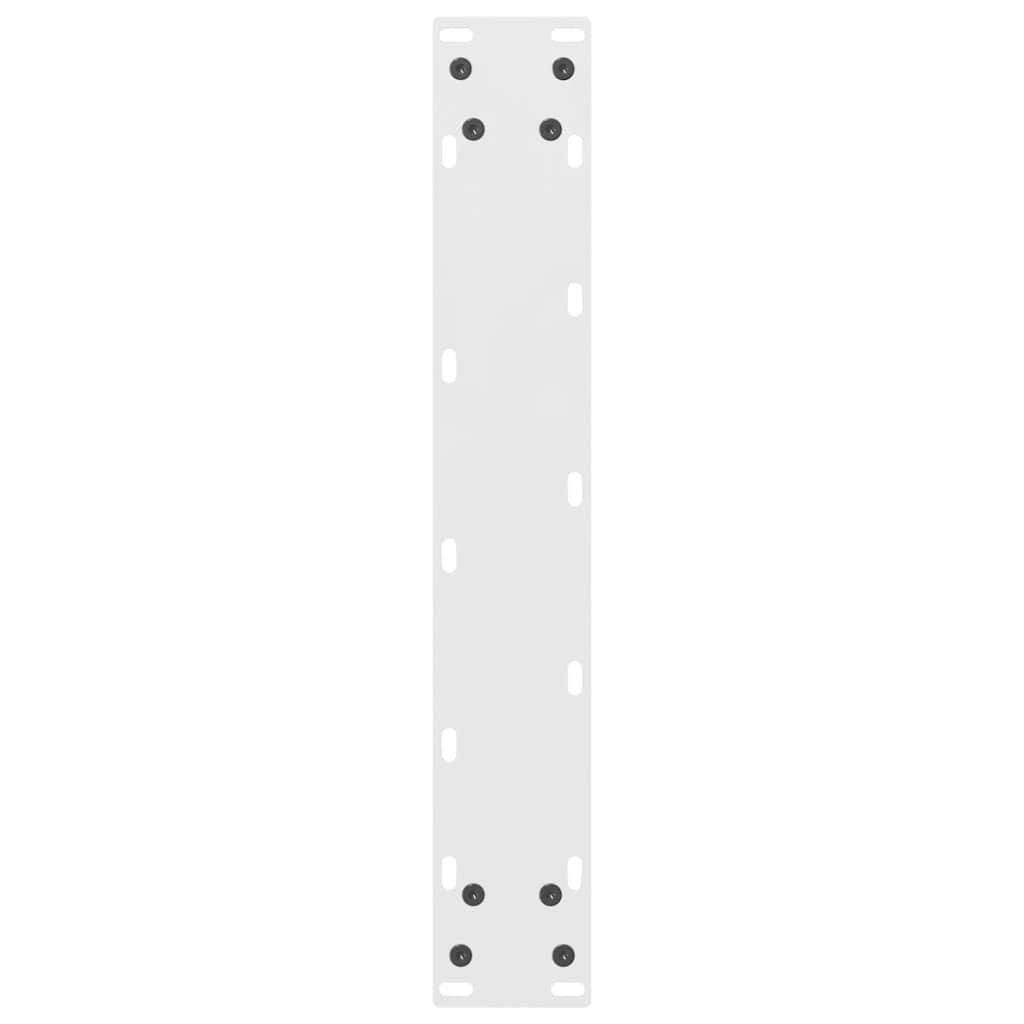 Noge za barski stol Bijele 2 kom 50 x (100-101) cm Čelične