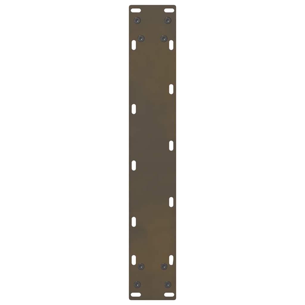 Noge za barski stol Prirodni čelik 2 kom 50 x (100-101) cm Čelik