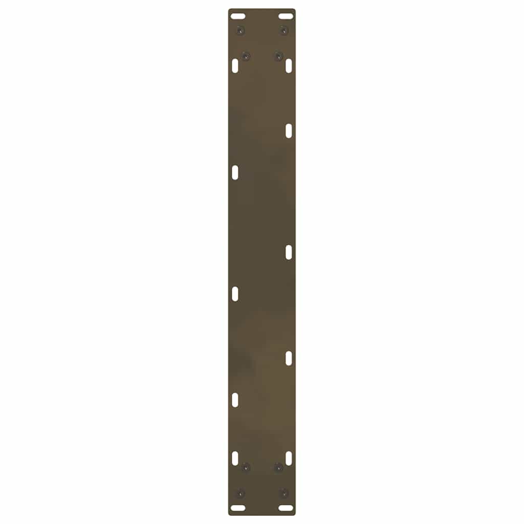 Noge za barski stol Prirodni čelik 2 kom 60 x (100-101) cm Čelik