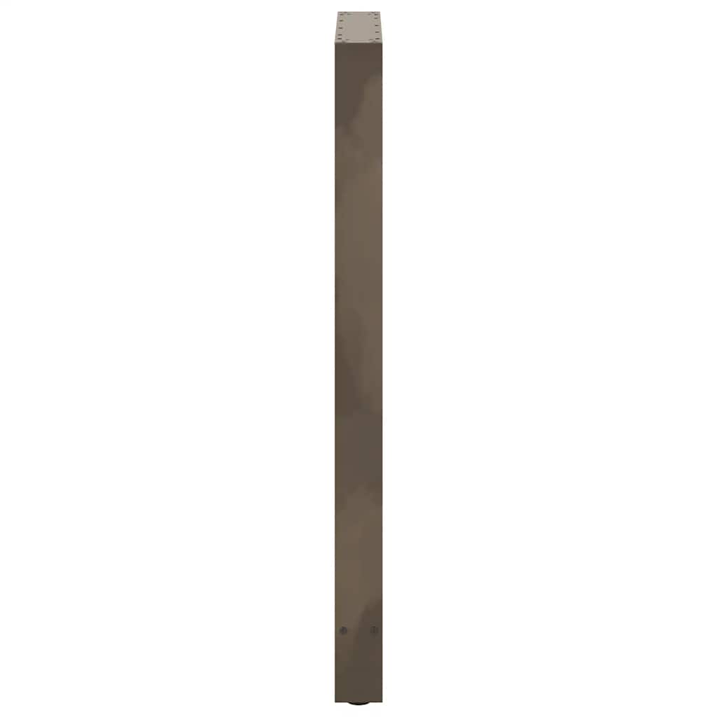 Noge za barski stol Prirodni čelik 2 kom 60 x (110-111) cm Čelik