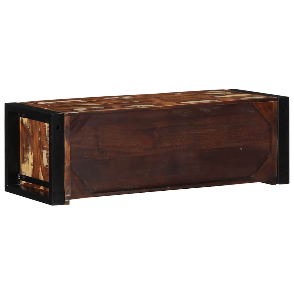 TV ormarić Višebojni 80x30x25 cm puno drvo, obrađeno