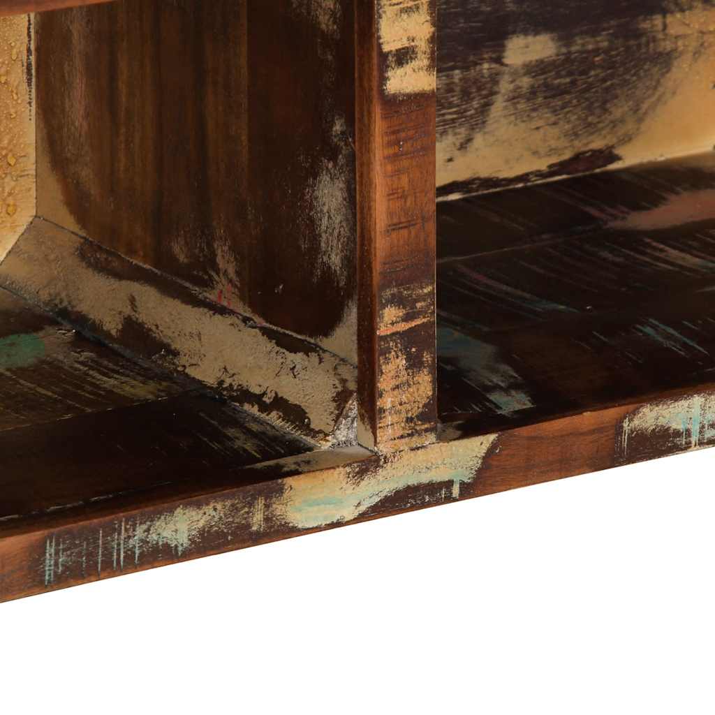 TV ormarić Višebojni 80x30x25 cm puno drvo, obrađeno