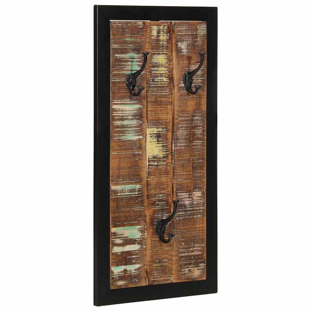 Vješalica za kapute višebojna 40x2x80 cm obrađeno puno drvo
