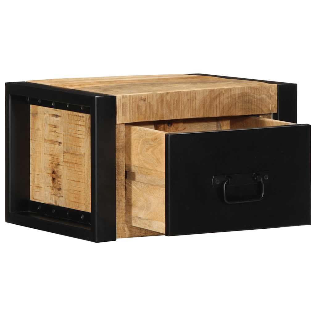 Noćni ormarići 2 kom 40x35x25 cm Puno grubo drvo Mango