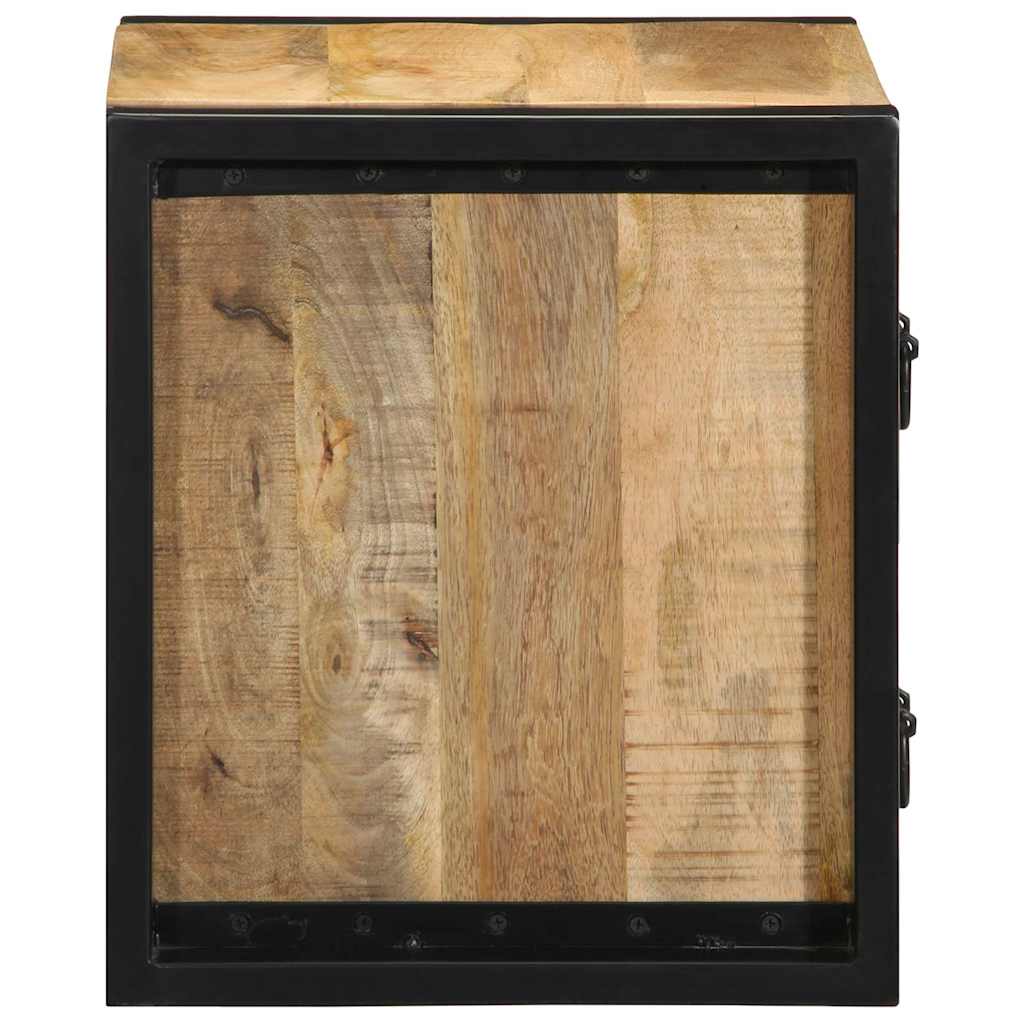 Noćni ormarići 2 kom 40x35x40 cm Puno grubo drvo Mango