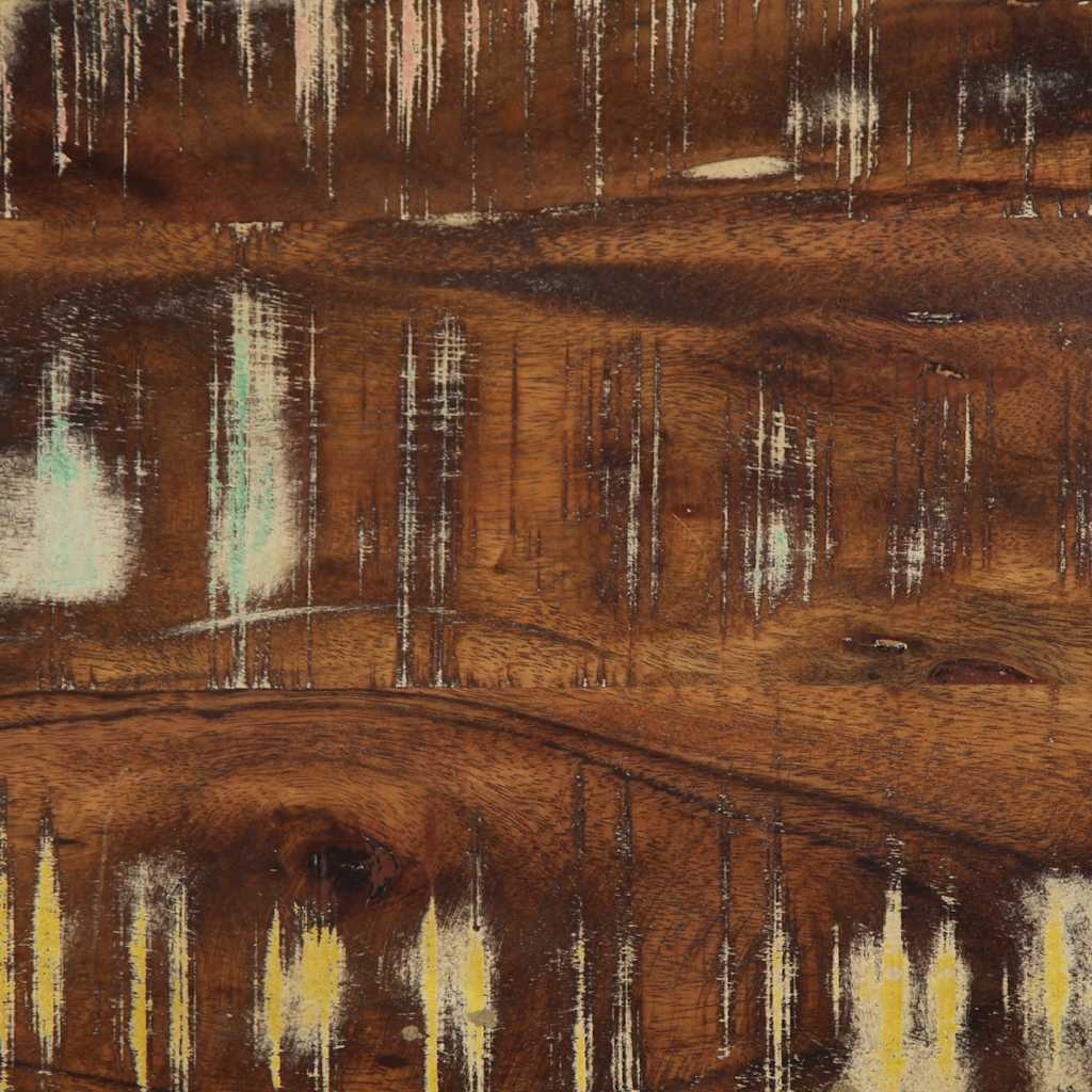 Stalak za odjeću Višebojni 80x40x190 cm puno drvo obrađeno