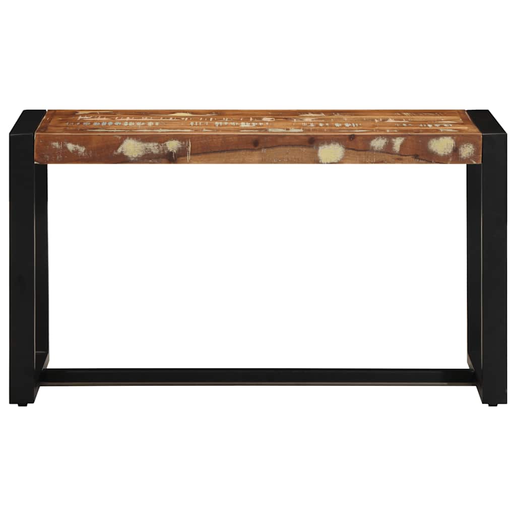 Višebojna klupa 80x35x45 cm Obrađeno puno drvo