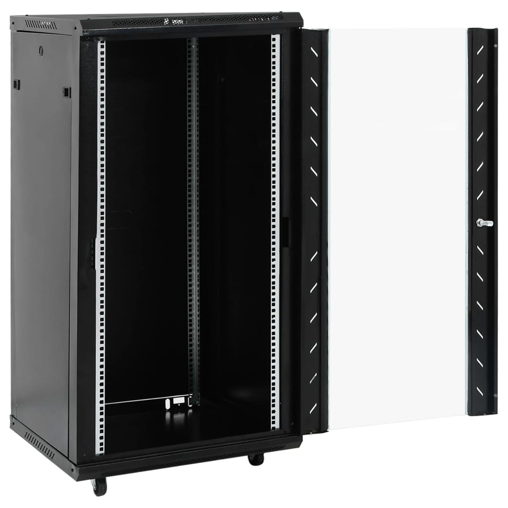 Komunikacijski ormarić 22U 19" IP20 crni 60 x 60 x 120 cm