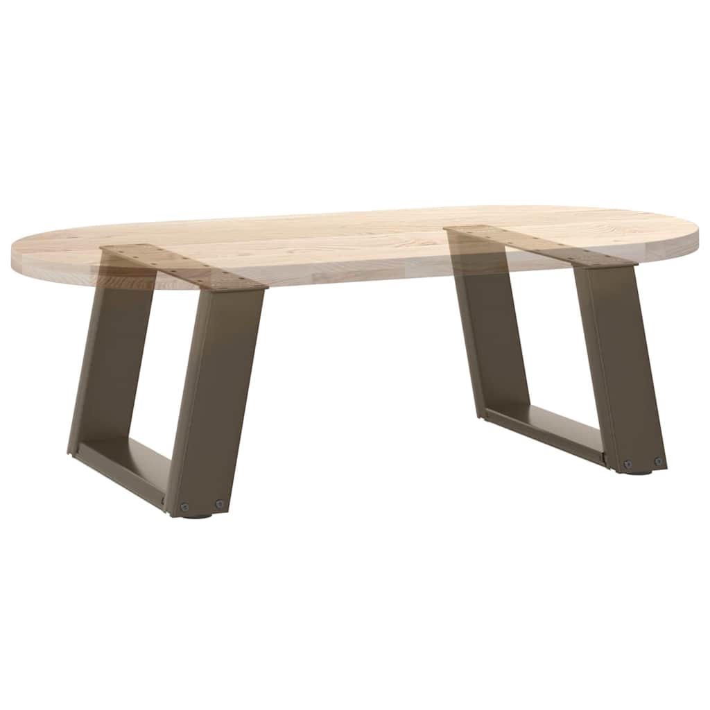 Noge za klub stolić U-oblik 2 kom Prirodni čelik 50 x (30-31) cm Čelik