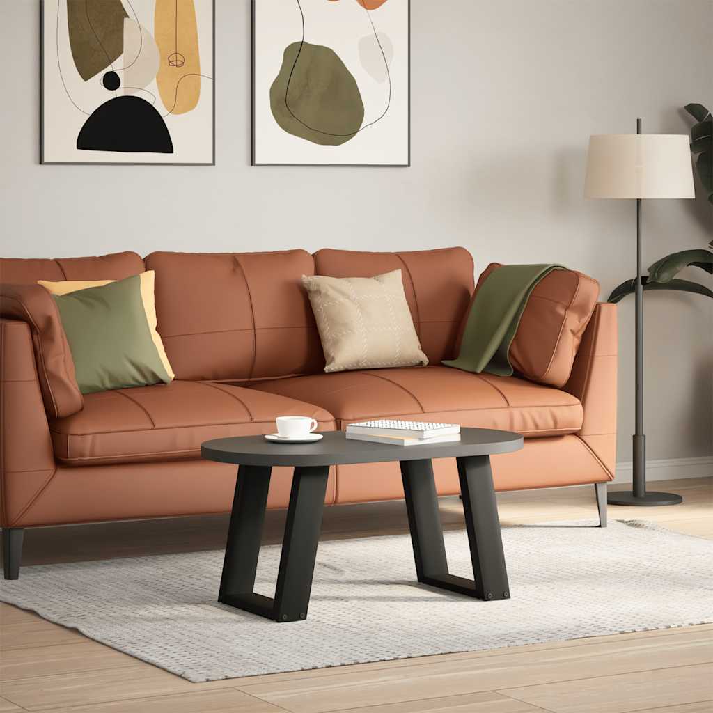 Noge za klub stolić U-oblik 2 kom Crne 28 x (42-43) cm Čelik