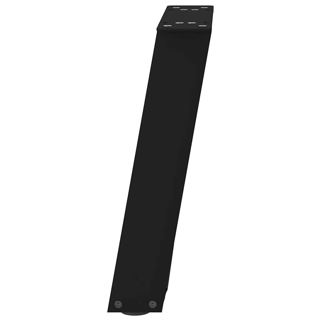 Noge za klub stolić U-oblik 2 kom Crne 28 x (42-43) cm Čelik