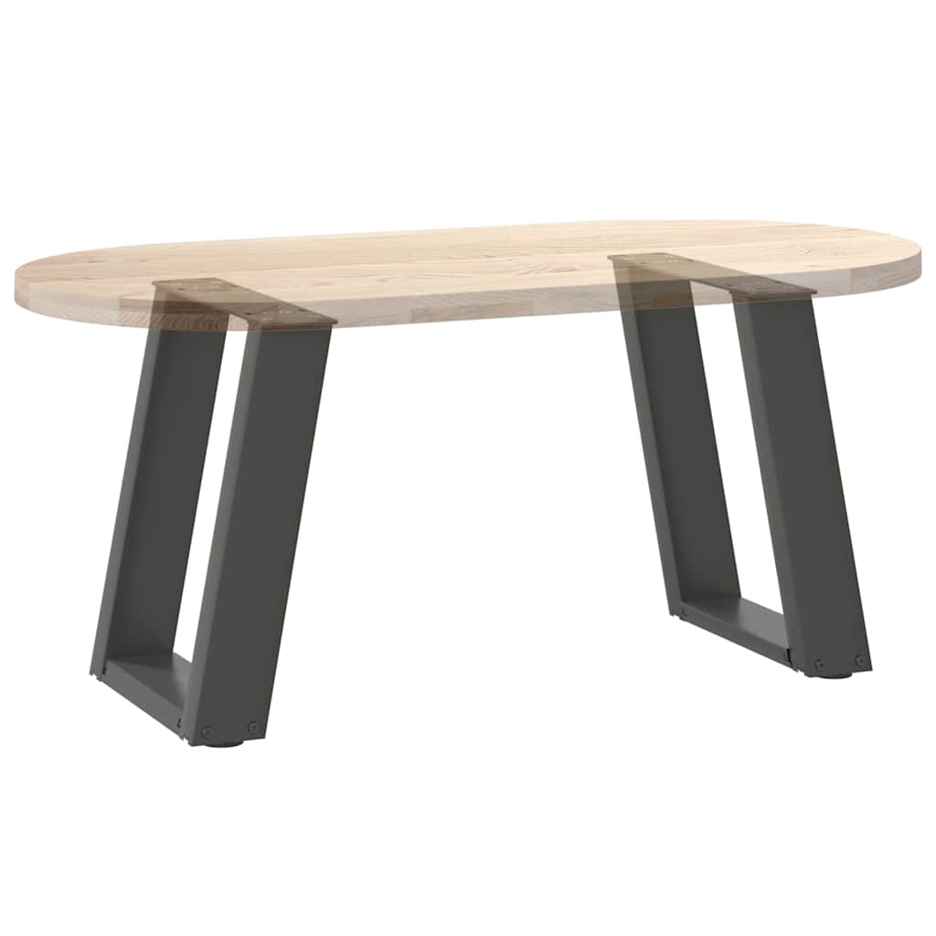 Noge za klub stolić U-oblik 2 kom antracit 28 x (42-43) cm čelik