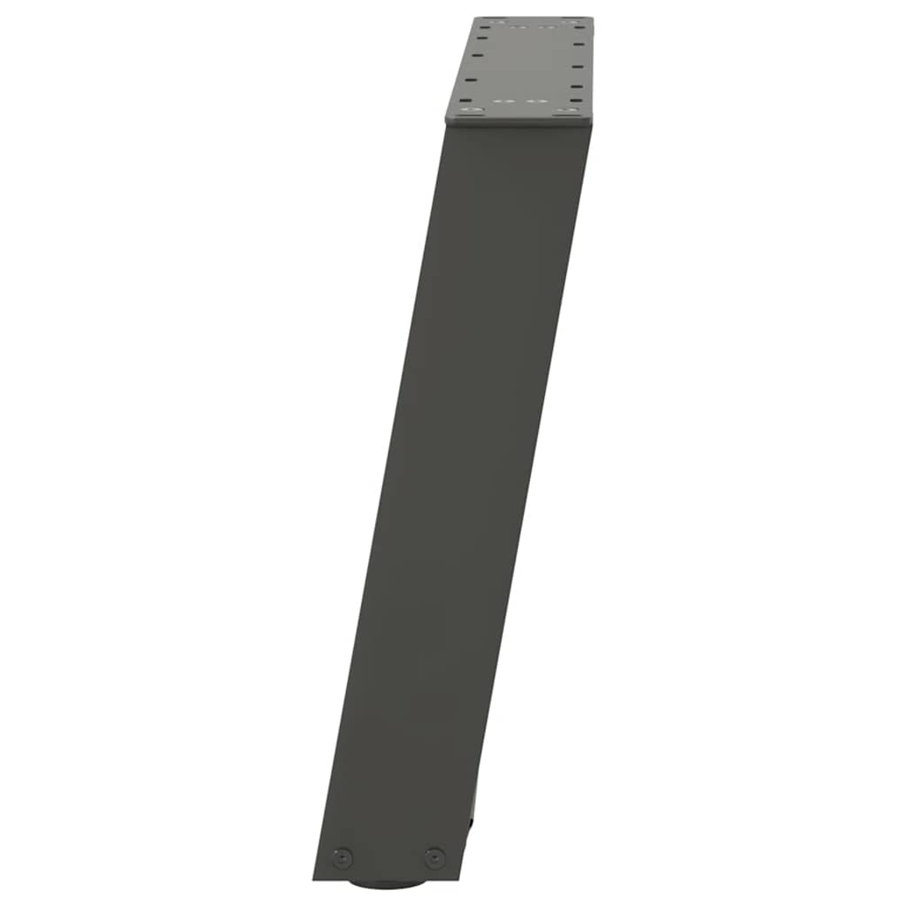 Noge za klub stolić U-oblik 2 kom antracit 60 x (42-43) cm čelik