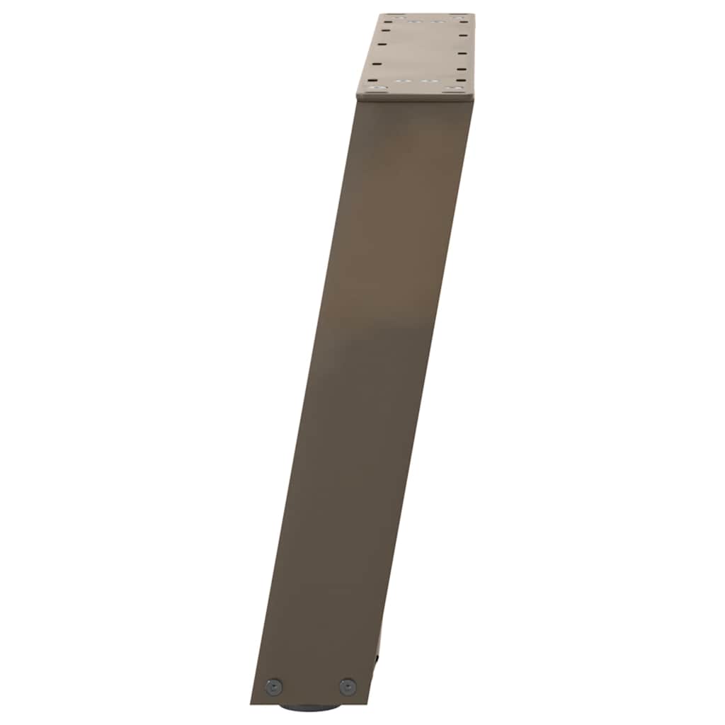 Noge za klub stolić U-oblik 2 kom Prirodni čelik 70 x (42-43) cm Čelik