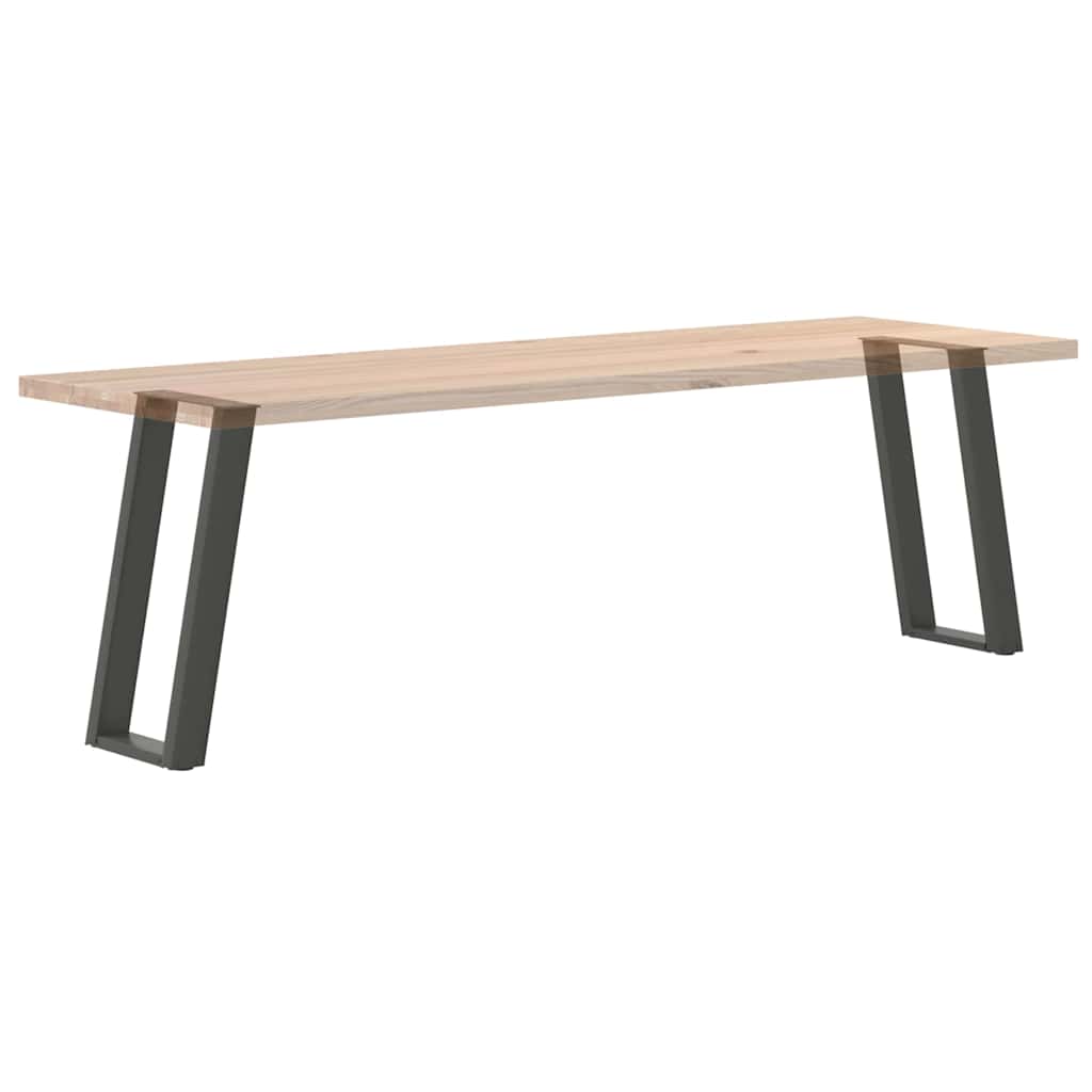 Noge za konzolni stol u obliku slova U, 2 kom, antracit, 28 x (72-73) cm, čelik