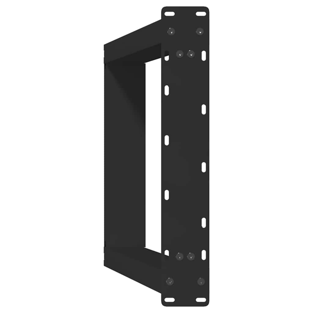 Noge za blagovaonski stol U-oblik 2 kom Crne 60 x (72-73) cm Čelik