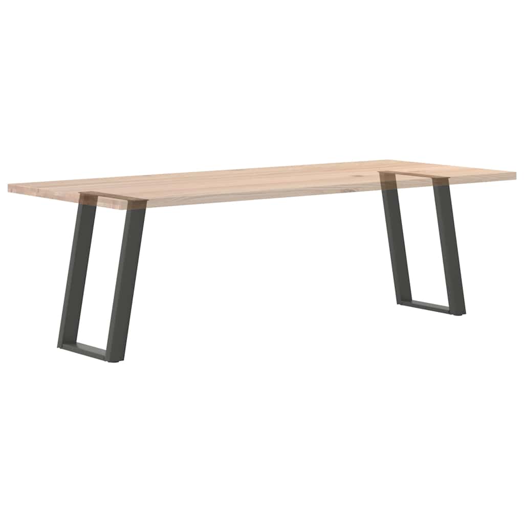 Noge za blagovaonski stol U-oblik 2 kom antracit 60 x (72-73) cm čelik