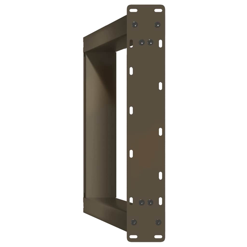 Noge za blagovaonski stol U-oblik 2 kom Prirodni čelik 60 x (72-73) cm Čelik