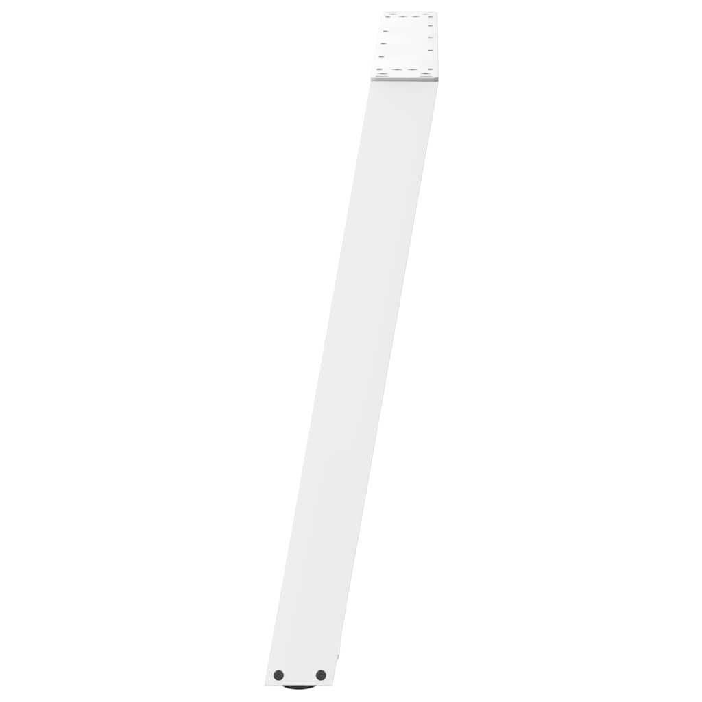 Noge za blagovaonski stol U-oblik 2 kom Bijele 90 x (72-73) cm Čelik