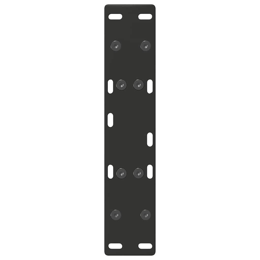 Noge za klub stolić A-oblika 2 kom Crne 30 x (30-31) cm Čelik