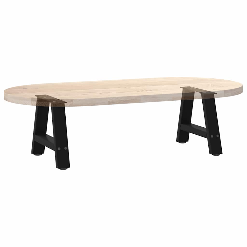 Noge za klub stolić A-oblika 2 kom Crne 30 x (30-31) cm Čelik