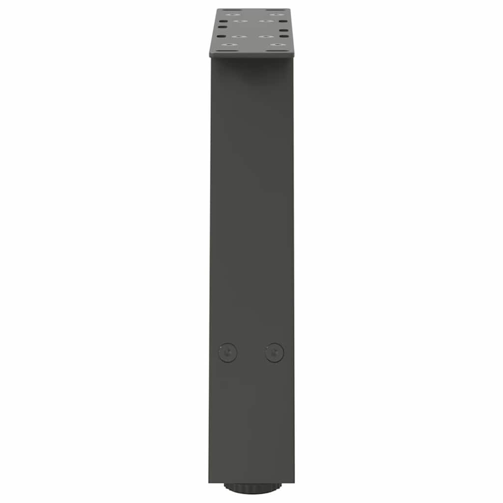 Noge za klub stolić A-oblika 2 kom antracit 30 x (30-31) cm čelik