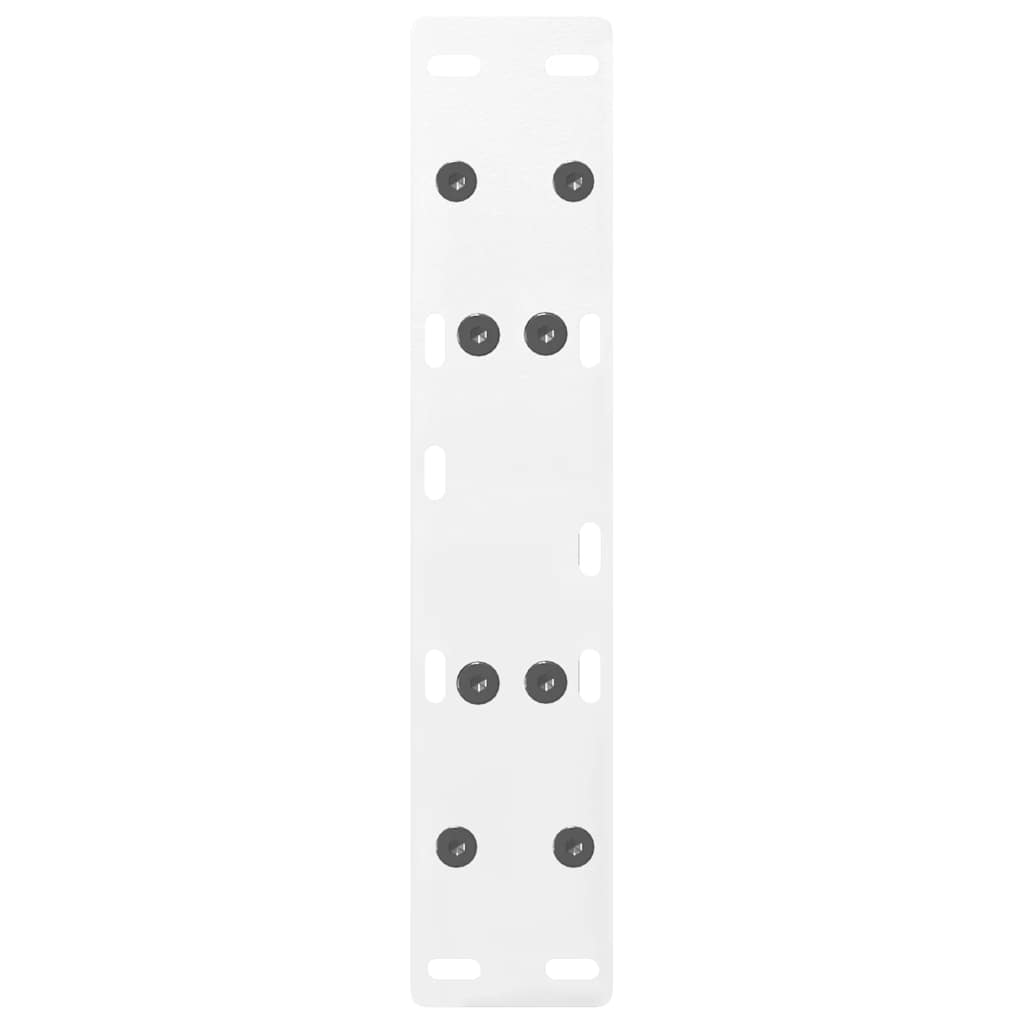 Noge za klub stolić A-oblika 2 kom Bijele 40 x (30-31) cm Čelik