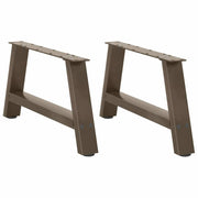 Noge za klub stolić A-oblika 2 kom 60 x (30-31) cm čelik