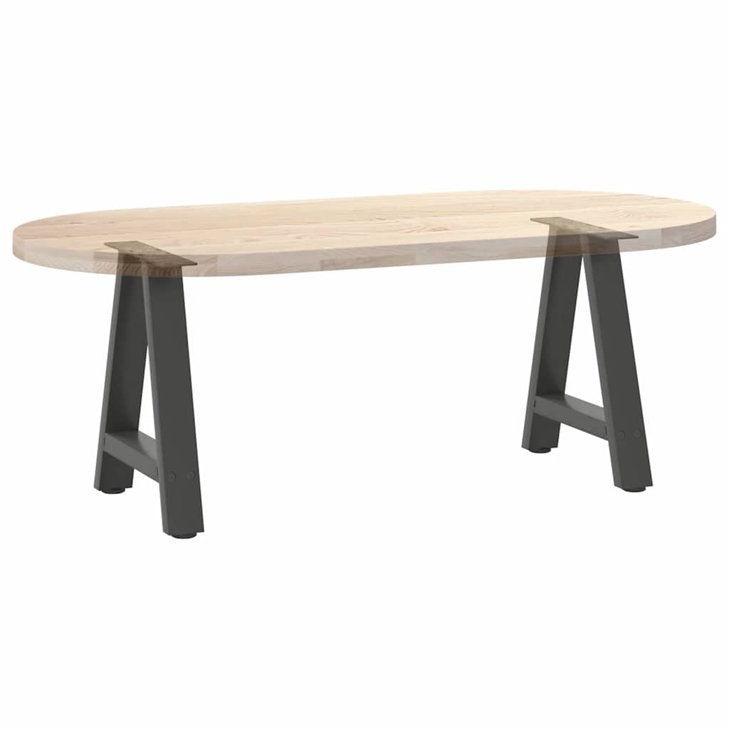 Noge za klub stolić A-oblika 2 kom antracit 38 x (42-43) cm čelik