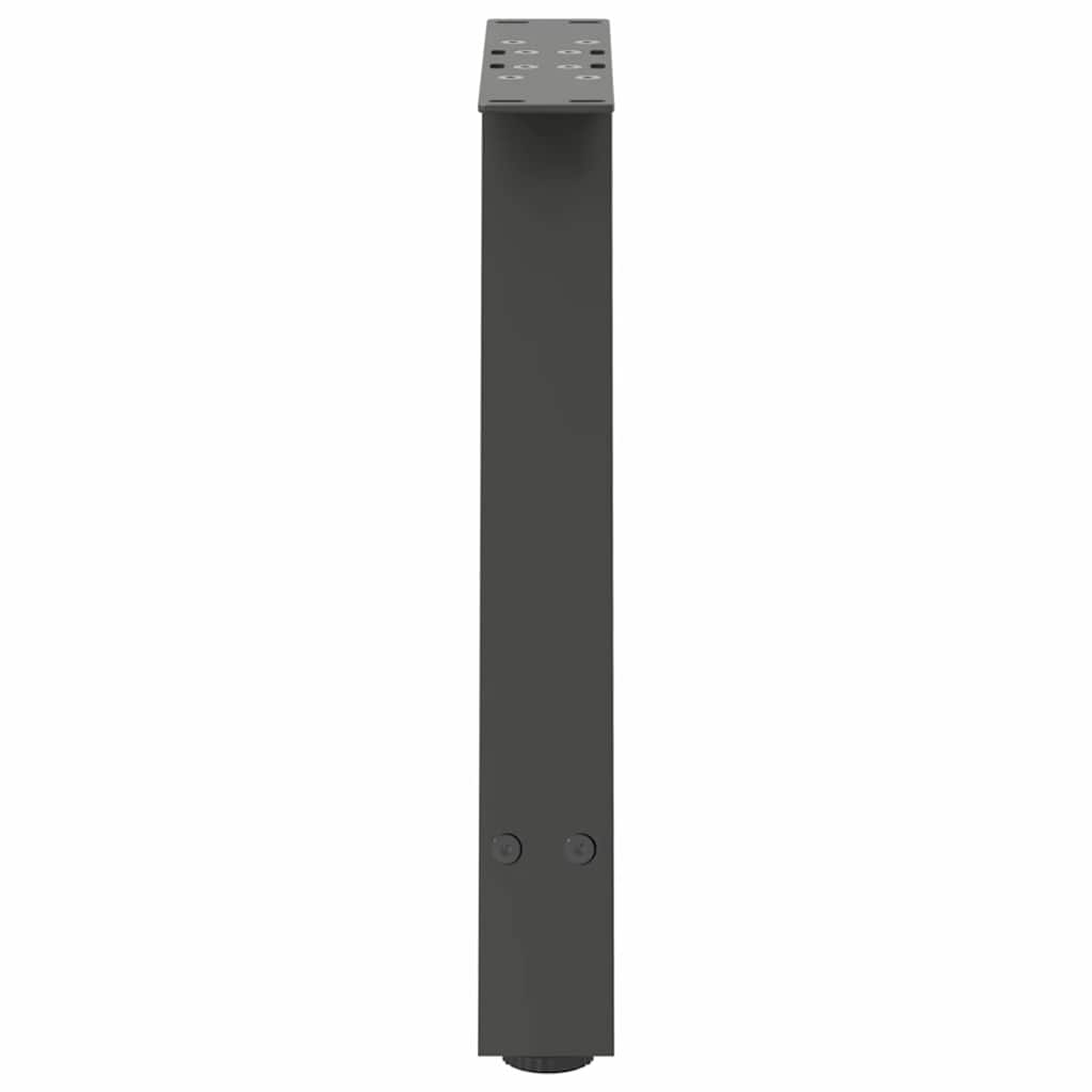 Noge za klub stolić A-oblika 2 kom antracit 50 x (42-43) cm čelik