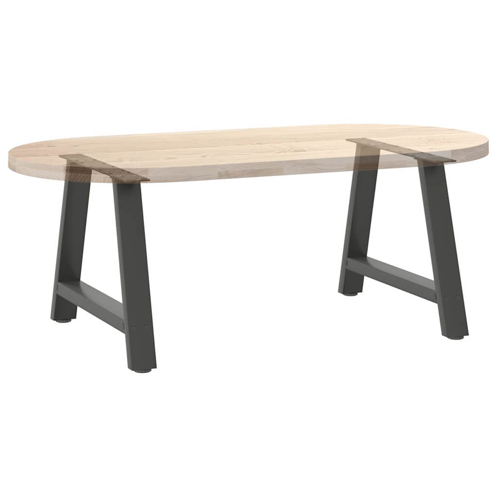 Noge za klub stolić A-oblika 2 kom antracit 70 x (42-43) cm čelik