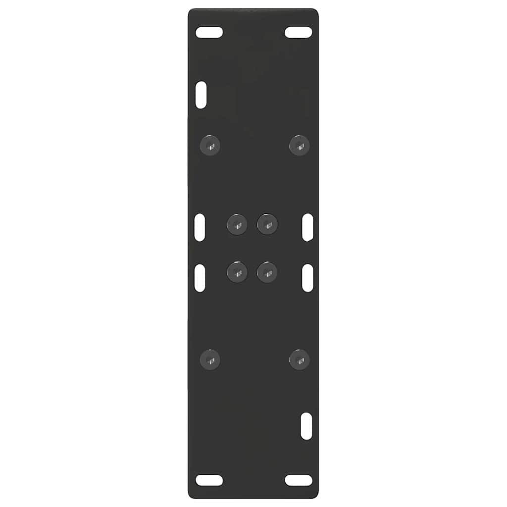 Noge za blagovaonski stol A-oblika 2 kom Crne 50 x (72-73) cm Čelik