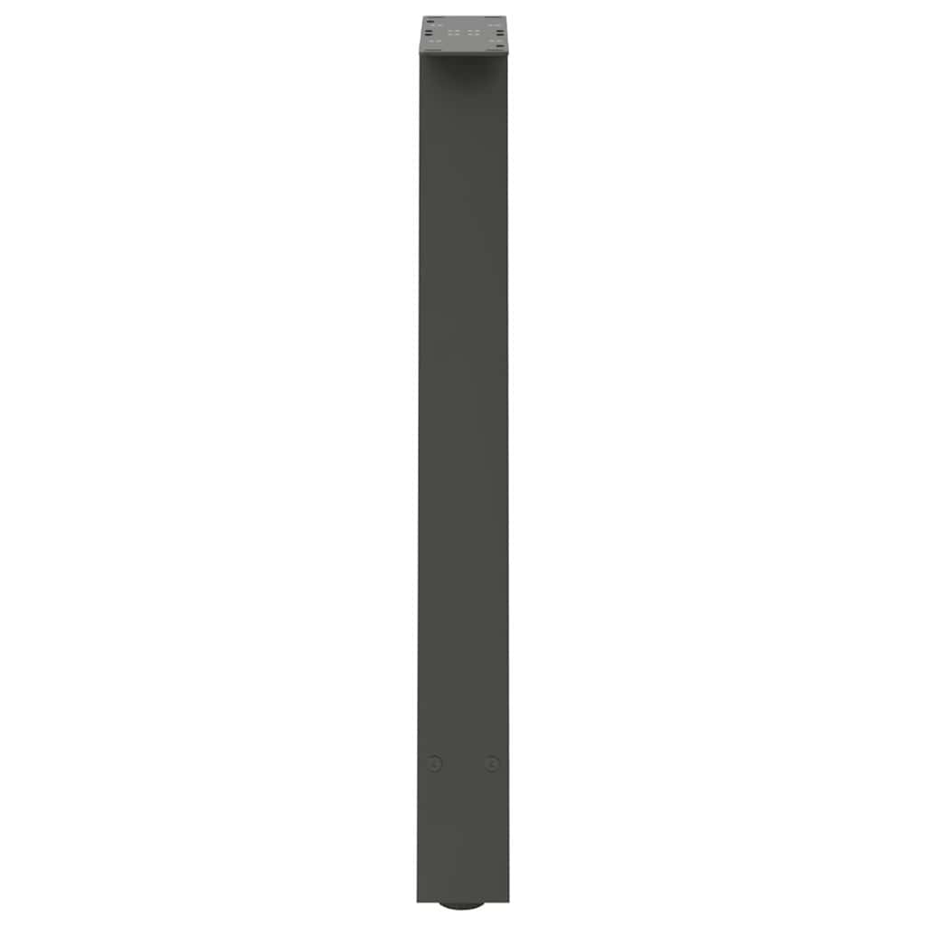 Noge za blagovaonski stol A-oblika 2 kom antracit 50 x (72-73) cm čelik