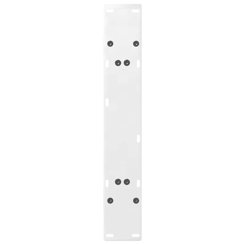 Noge za blagovaonski stol A-oblika 2 kom Bijele 70 x (72-73) cm Čelik