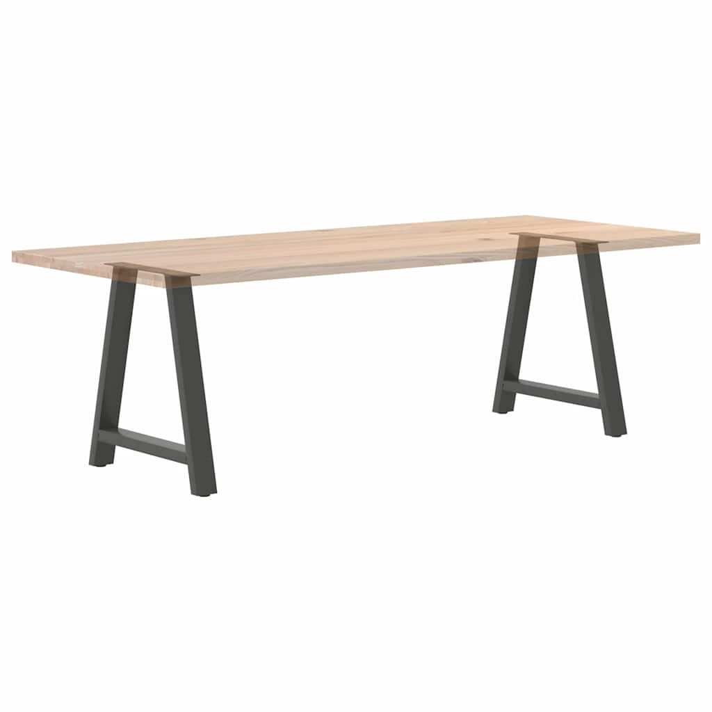 Noge za blagovaonski stol A-oblika 2 kom antracit 70 x (72-73) cm čelik