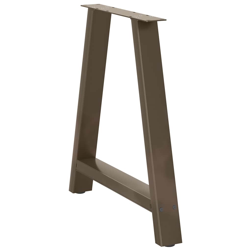 Noge za blagovaonski stol A-oblika 2 kom 70 x (72-73) cm Čelik