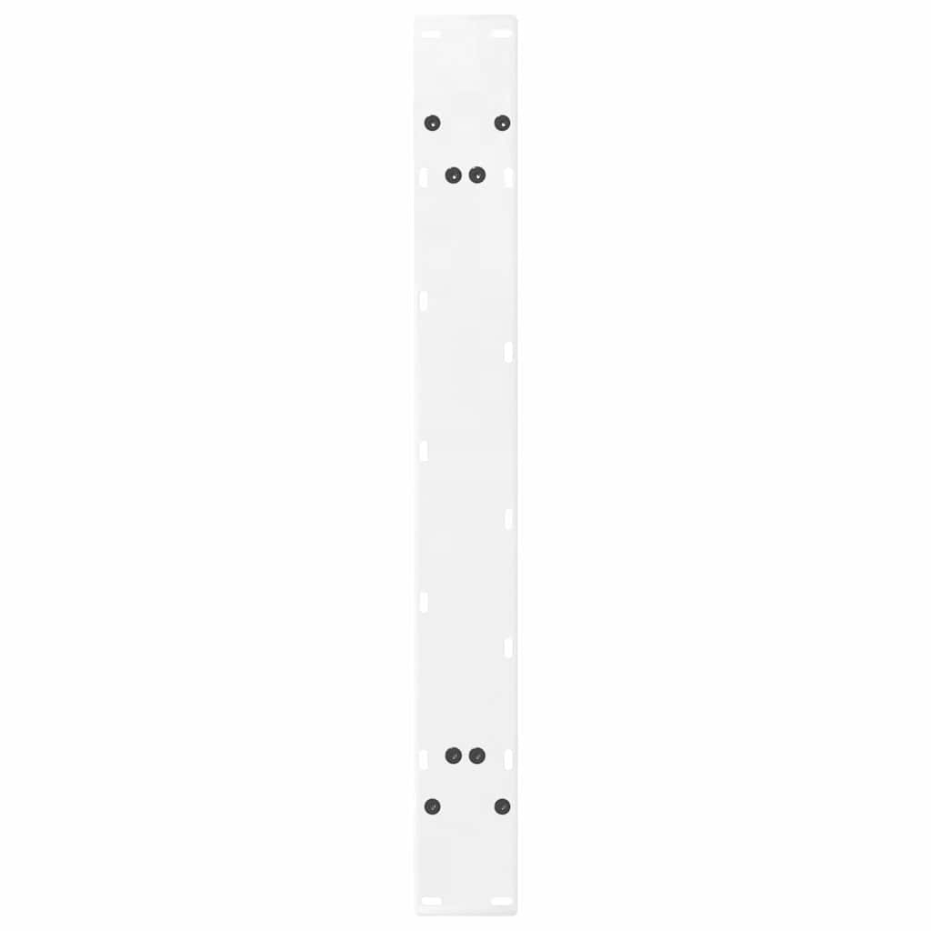 Noge za blagovaonski stol A-oblika 2 kom Bijele 90 x (72-73) cm Čelik